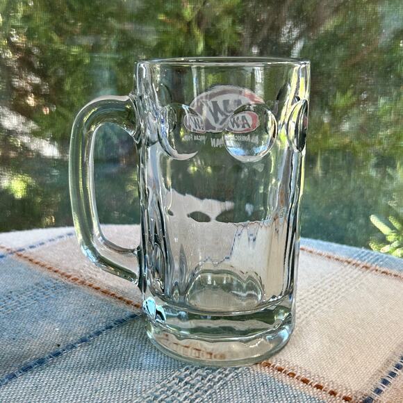 Vintage A&W Root Beer Glass Mug – 5.75” Tall All American Food Logo Stein - Picture 5 of 9
